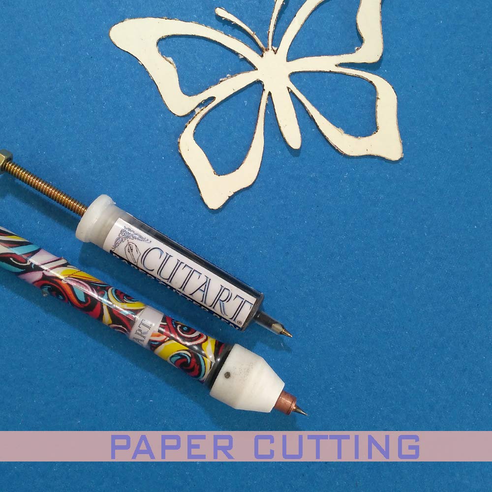 Cutart Pro Kit Stencil Cutter Finest Fastest and Easiest Pens for Paper and Plastic Sheet Design