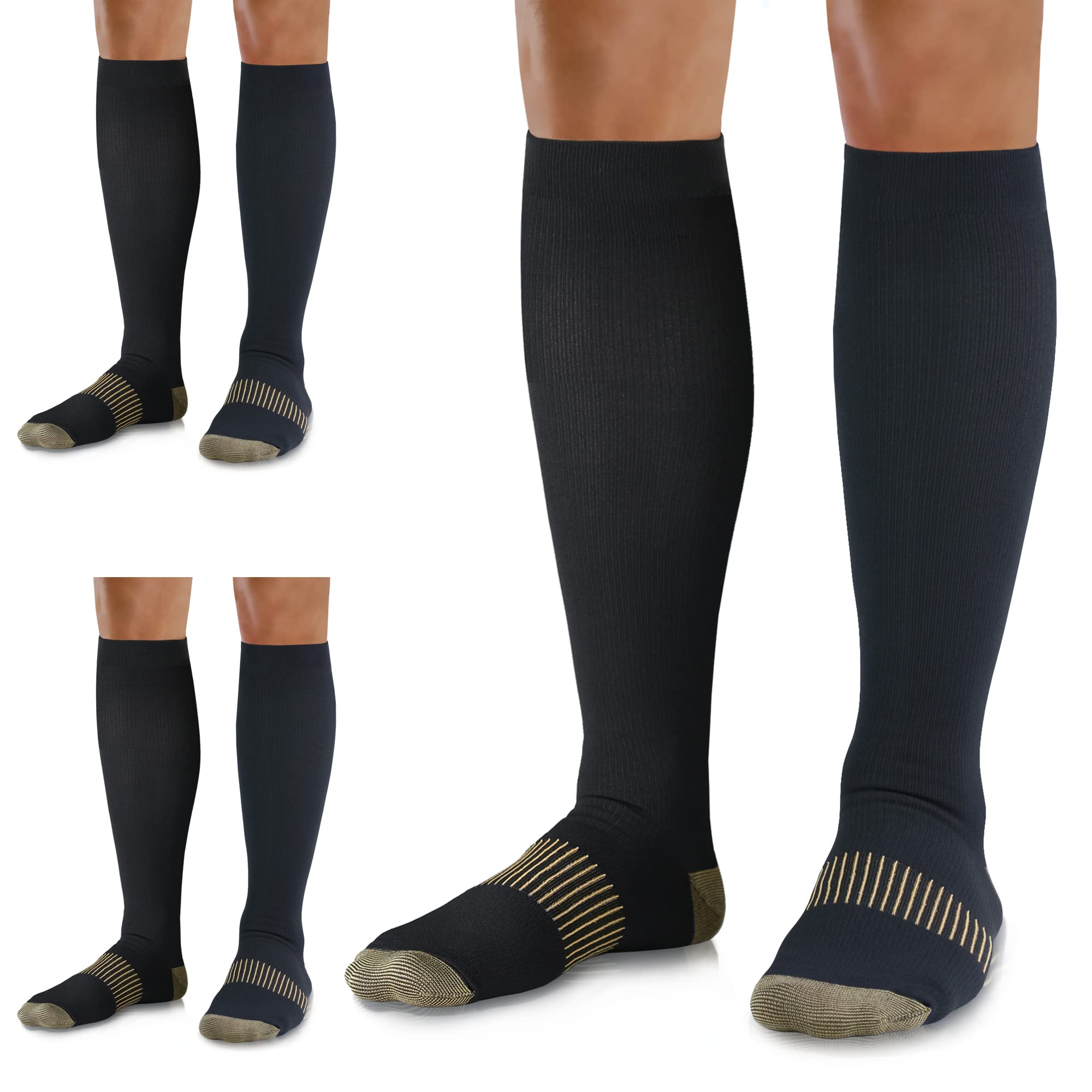 Medical Compression Socks for Women and Men 3 Pairs