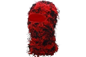 XYIYI Distressed Balaclava Ski Face Mask Full Face Knitted Balaclava Winter Windproof Neck Warmer for Men Women