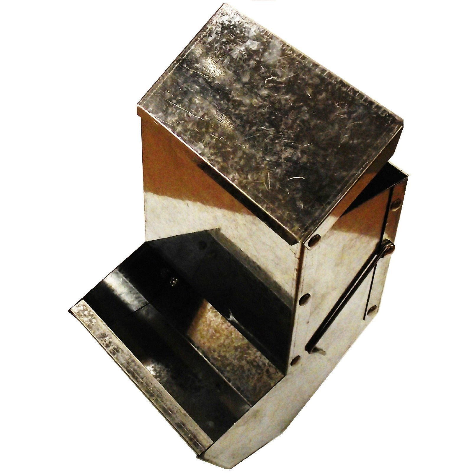 36oz Rite Farm Products 6 Solid Base Lid Rabbit Feeder