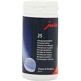 Jura 2-Phase Cleaning Tablets for Fully Automatic Coffee Machines, 25 Count