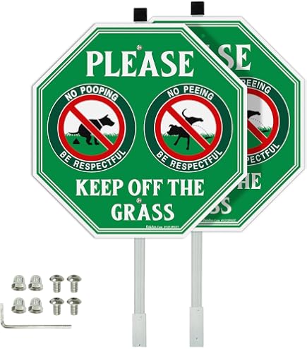 Sigo Signs No Dogs Allowed Sign - 10x7 Inches, HDPE Plastic, Outdoor Durable, Made In USA - View #3