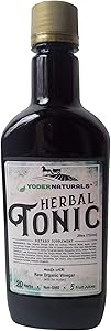 Yoder Naturals Apple Cider Vinegar Herbal Tonic Herb Infused Supplement 25 fl oz