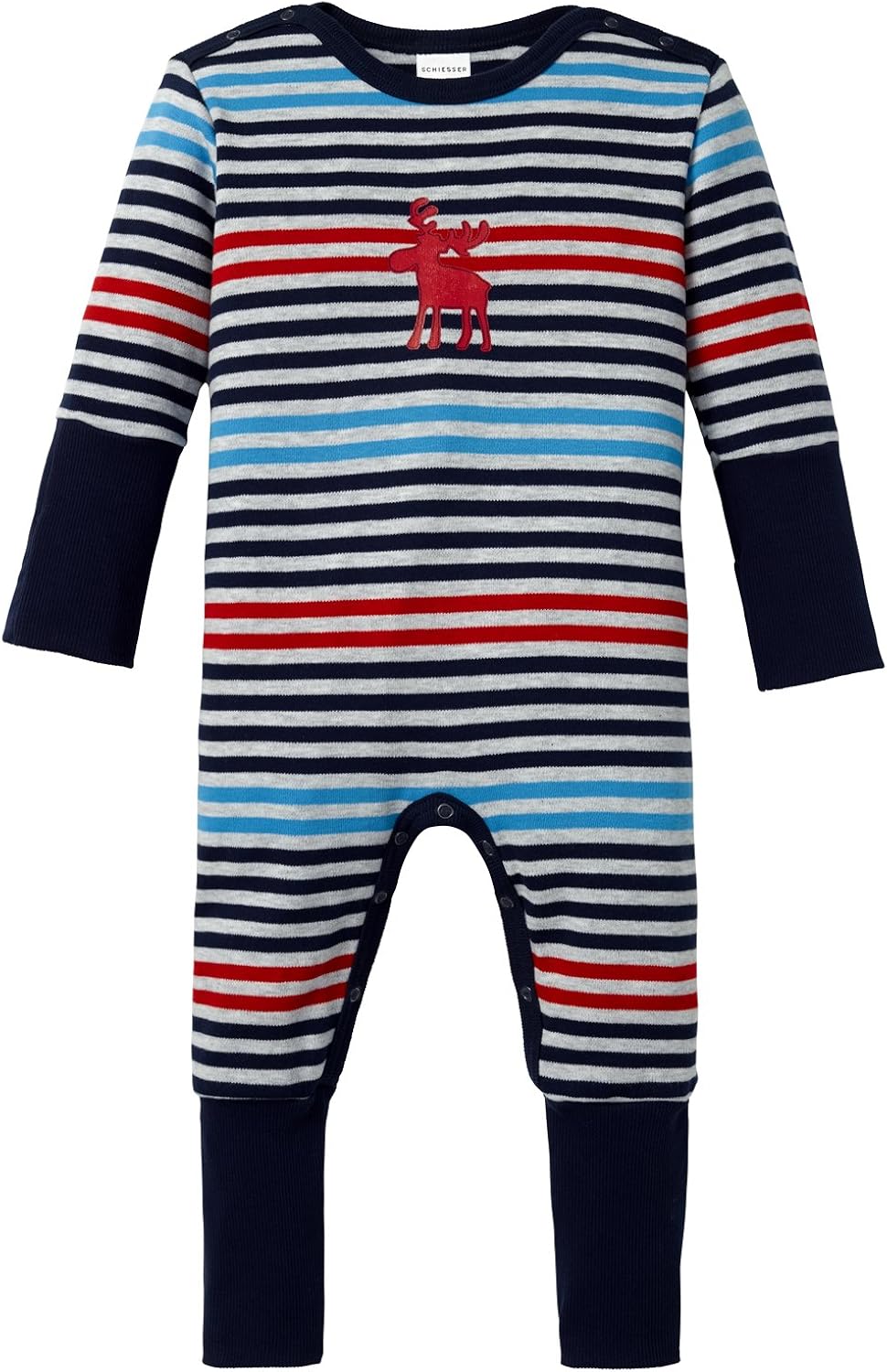 Schiesser Baby Unisex 2 Pack Wrap Bodysuit Short-Sleeved And With Buttons - 100% Organic Cotton - Size 56 To 104 - View #9