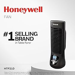 Honeywell QuietSet Personal Table Fan, Oscillating