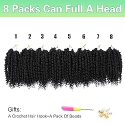 Passion Twist Crochet Hair 6Inch Passion Twist Hair