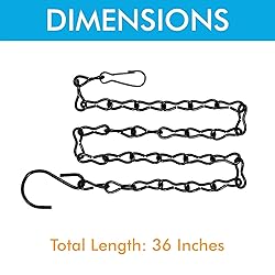 4 Pack 36 Inches Hanging Chain for Bird