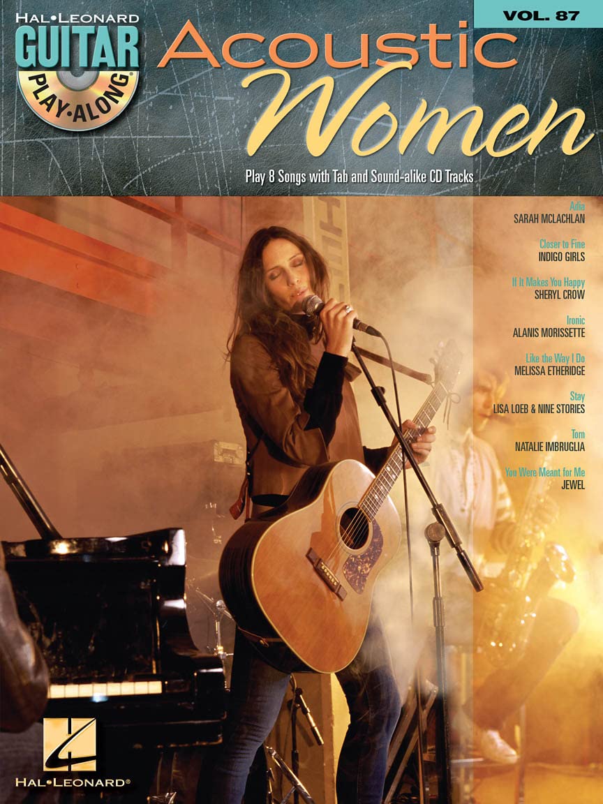 Guitar Play Along Volume 87 Acoustic Women Guitar Book/Cd (Hal Leonard Guitar Play-Along)
