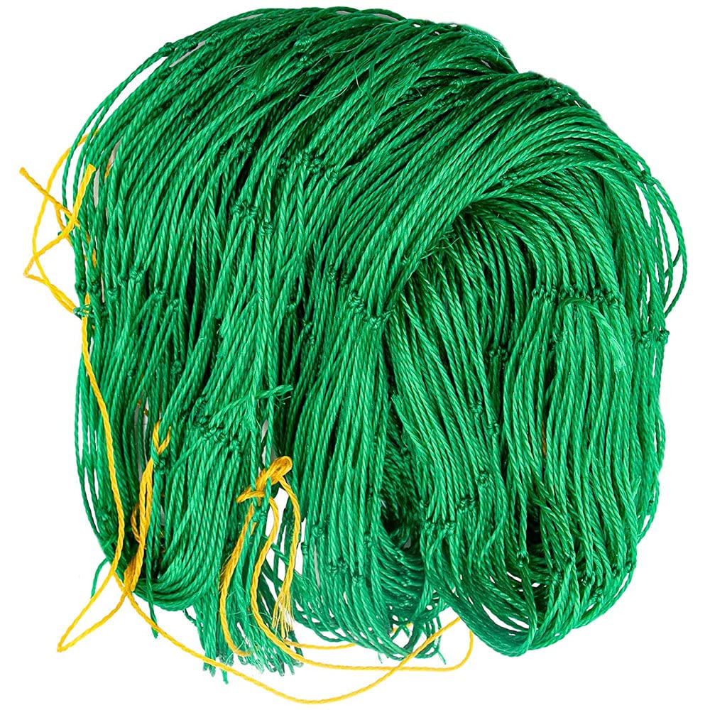 ANCLLO Trellis Netting Grow Garden Flowers Cucumber Tomatoes Bean and Vine Plants for Support Plants Strong Growth Scrog Mesh Fence-1.8 x 3.6m