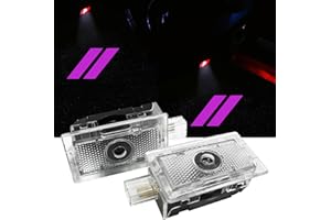 QIANJIANG 2Pcs/Set Car Door Lights for Charger 2010-present, Courtesy LED Ghost Shadow Light Projector Lamps Accessories (Purple)