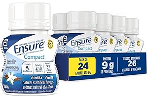Ensure Compact, Complete Balanced Nutrition In Half The Size, Vanilla, 24x118 mL, 9g Protein Drink