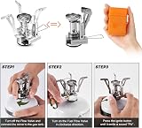 Odoland Camping Cookware Set with Foldable Stove Non Stick Pot Pan Kettle 15pcs view 6