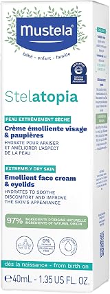 Mustela Stelatopia Emollient Face Cream for Eczema-Prone Baby Skin 1.35 oz view 2