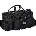 K-Cliffs 22 Inch Gun Range Tactical Duffel Bag with US Flag Patch Lockable