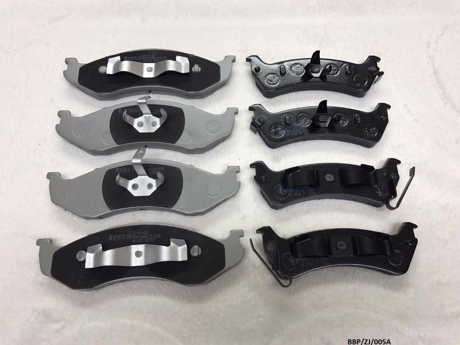ALPHA BRAKES Front & Rear Brake Pads Grand Cherokee ZJ 1994-1998
