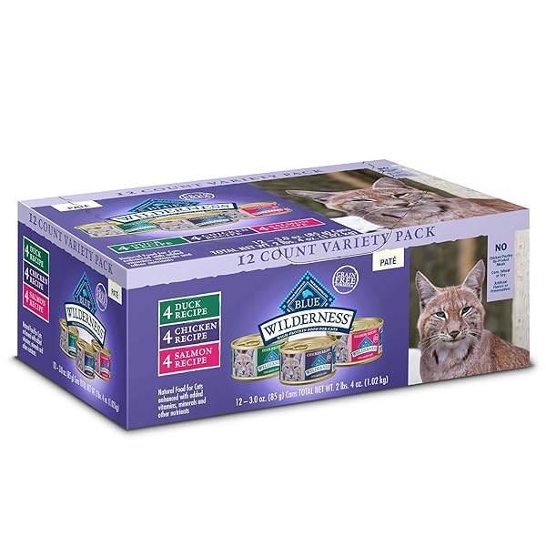 BLUE BUFFALO WILDERNESS HIGH PROTEIN, NATURAL ADULT PATE...