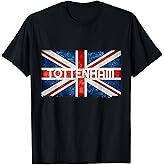 Tottenham England UK Flag T-Shirt