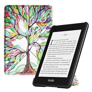 Fintie Origami Case For All New Kindle Paperwhite 10th Gen 2018 Release Slim Fit Stand Cover Support Hands Free Reading With Auto Sleep Wake For