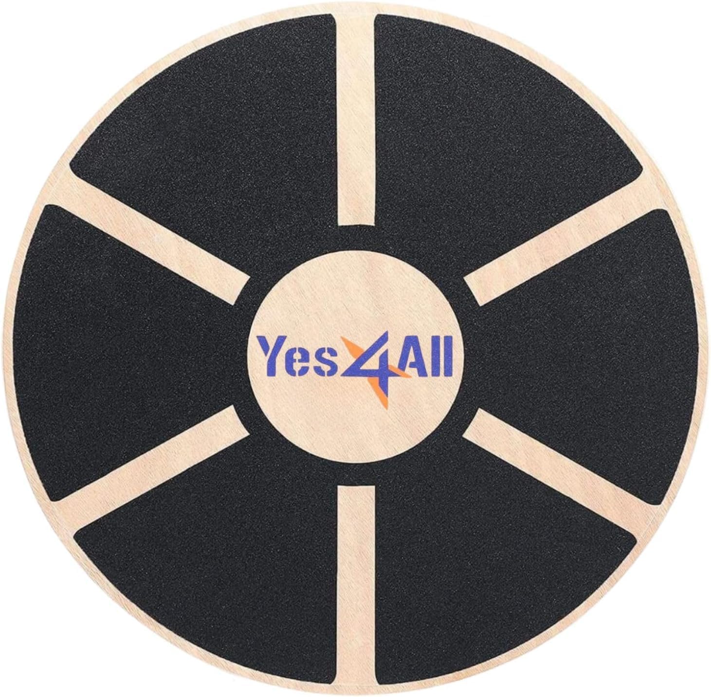 Yes4All Versatile Wooden Wobble Balance Trainer Board with 360 Degree