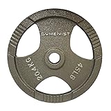 GYMENIST Premium Olympic Rubber Coated Metal Weight
