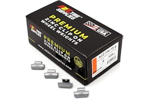 A2Z TIRE SUPPLIES FN Series Hammer on ZINC Wheel Weights Coated (15 g) Box of 100pcs