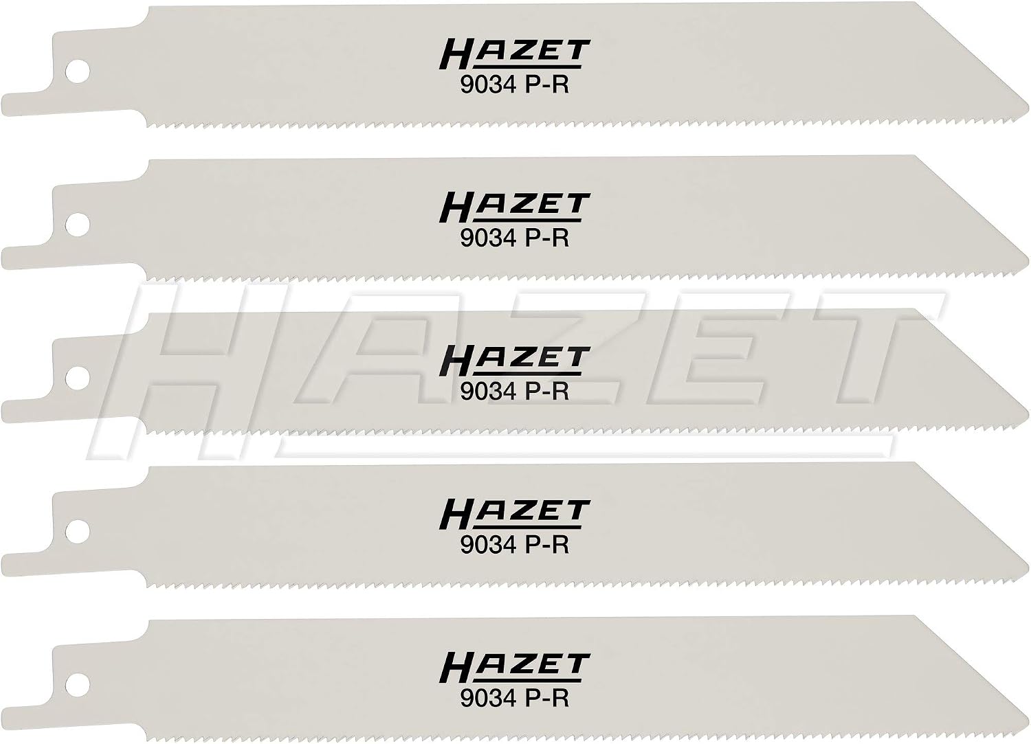 Hazet Reciprok Saw Blades (5 Pieces, Bevelled Scalloped Teeth for Hazet 9034 P-2) 9034 P-R/5, Colour, Size