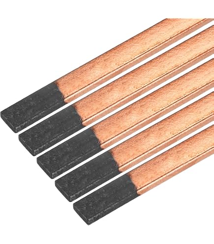 Cut Copper Rods Copper Coated Electrodes For Metal Cutting 3-Pack Copper Coated Gouging ...