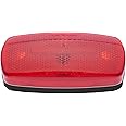 Optronics MC32RBBP Red/Black Rectangular Reflector Clearance Marker Light