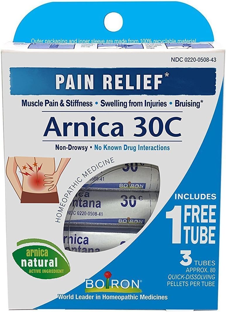 Arnica 30 C Great Value 3 Tubes Pack Boiron 3 Tubes (Pack of 1): Health & Personal Care