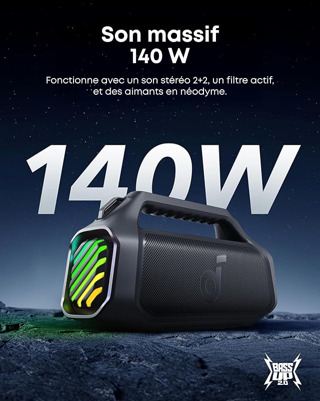 par Anker Boom 2 Plus Enceinte Bluetooth