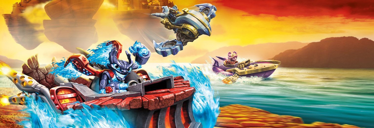 What is the recommended age group for the Skylanders Block N Blast game kit?