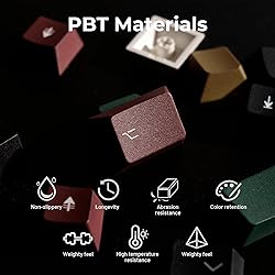 OHY PBT Keycaps, XVX Retro Keycaps 75