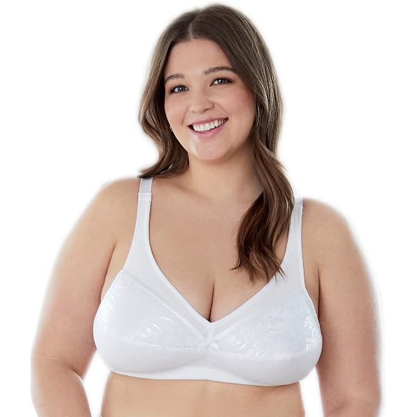 Bali Reggiseno Senza Ferretto Donna: Copertura Totale, Comfort Traspirante, Tessuto Elasticizzato