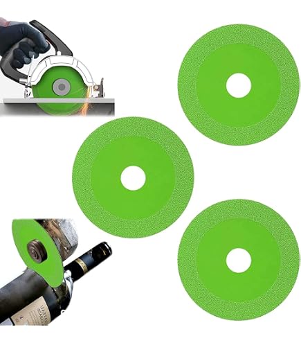 Yalemie 3-Pack Diamond Rock Slab Grinding Discs - 100mm, Fine Grit Green, For Angle Grinders - View #4