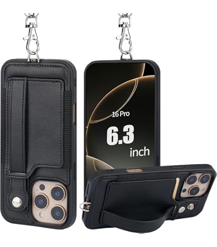 iPhone12 Pro 256GB カバー付き Amazon.com: TOOVREN for iPhone 12/12 Pro Lanyard Case with Strap