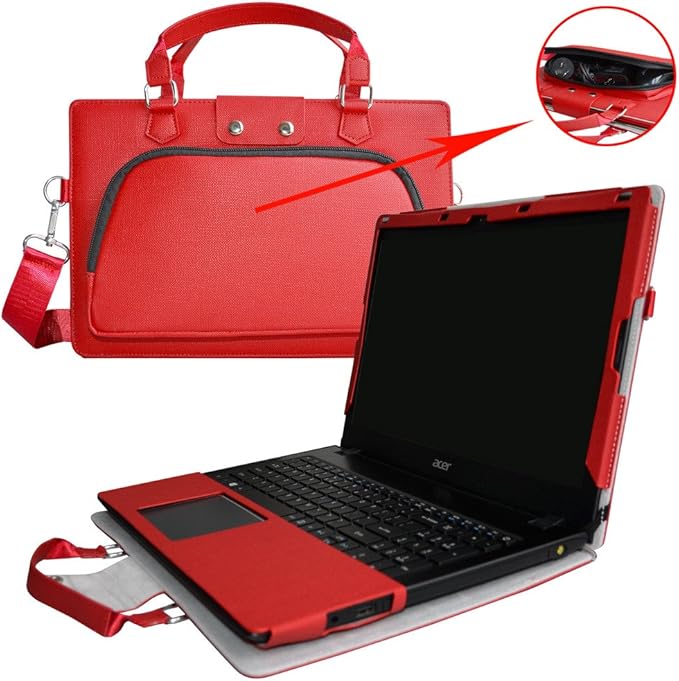 Aspire E 15 Case,2 in 1 Accurately Designed Protective PU