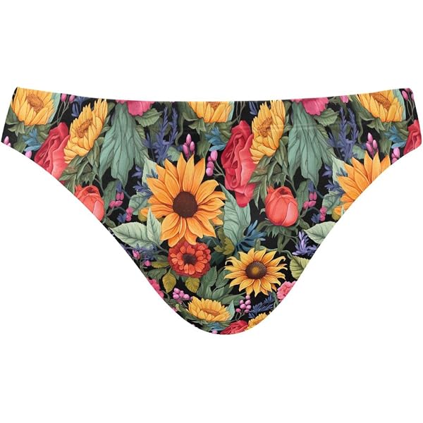 Amazon.com: Men Swimming Tropical Floral Flower Bikini Swimsuit