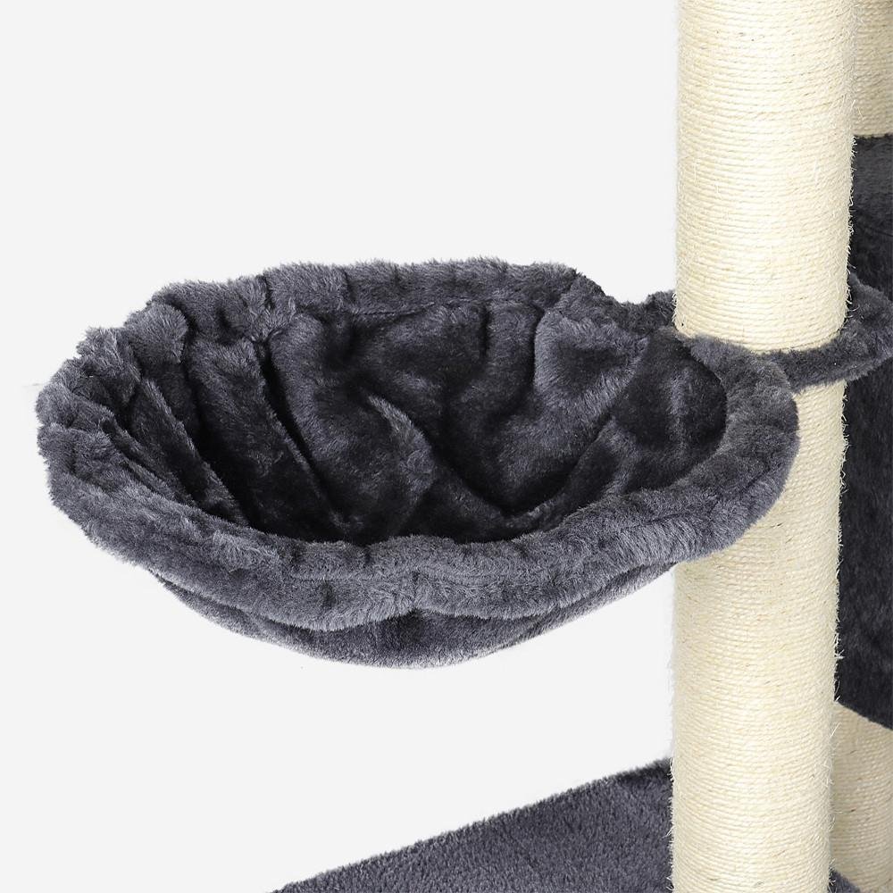 Yaheetech Huge Cat Tree Furniture Adjustable Height 92-106inch Gray