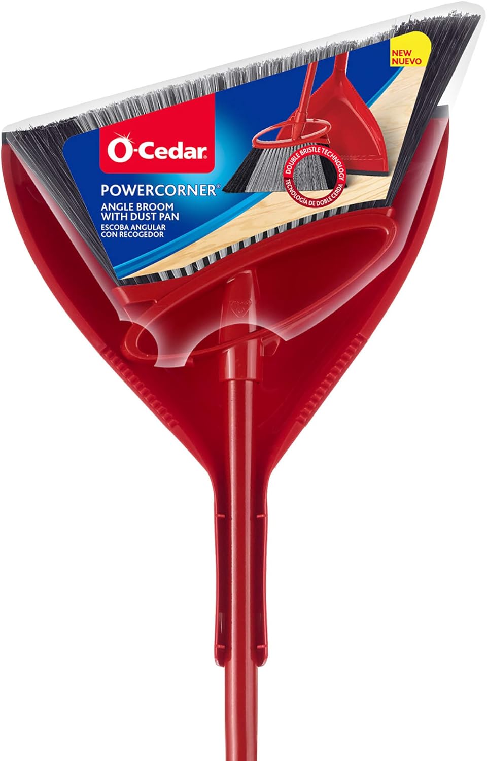 O-Cedar PowerCorner Angle Broom with Dustpan: Home & Kitchen