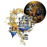 MU Moon Palace 3D Metal Puzzles for Adult to Build