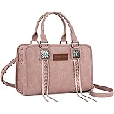 Wrangler Tote Bag for Women Crossbody Purse Fringe Western Purse Vintage Top Handle Handbags