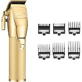 BaBylissPRO FX+ Professional Barber Cord/Cordless Hair Clippers for Men, All Metal, Lithium Battery with 3-Hour Runtime