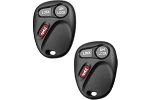 OCHIKI 3 Buttons Remote Key Fob Fit for Chevrolet S10 Silverado Suburban Tahoe & GMC Sierra Sonoma Yukon 1998-2001 Select Models, 315MHZ KOBUT1BT Keyless Entry Remote Control Replace 15732803, 2Pcs