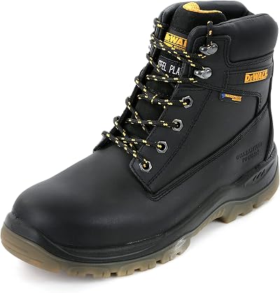 DEWALT Titanium Men’s Waterproof Leather Steel Safety Toe Work Boot UK 11