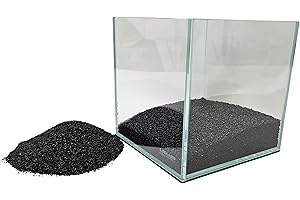 LIFEGARD AQUATICS Lifegard Black Satin Premium Aquarium Sand (5 lb)