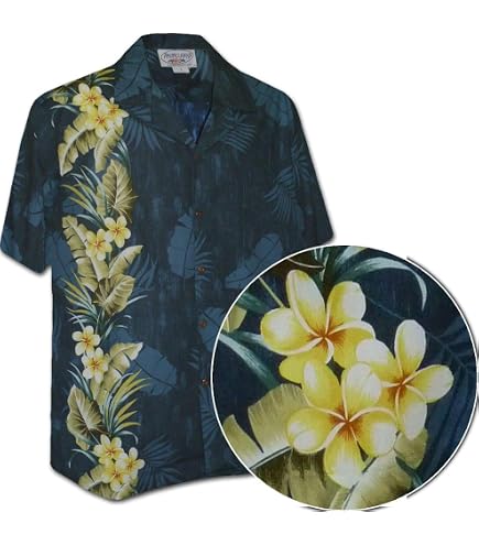Amazon.com: Pacific Legend Plumeria Hibiscus-Hawaiian Shirts