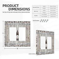 Rustic Western Wood Barn Door Horseshoe Iron Star 2