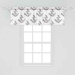 Ambesonne Vintage Nautical Tattoo Window