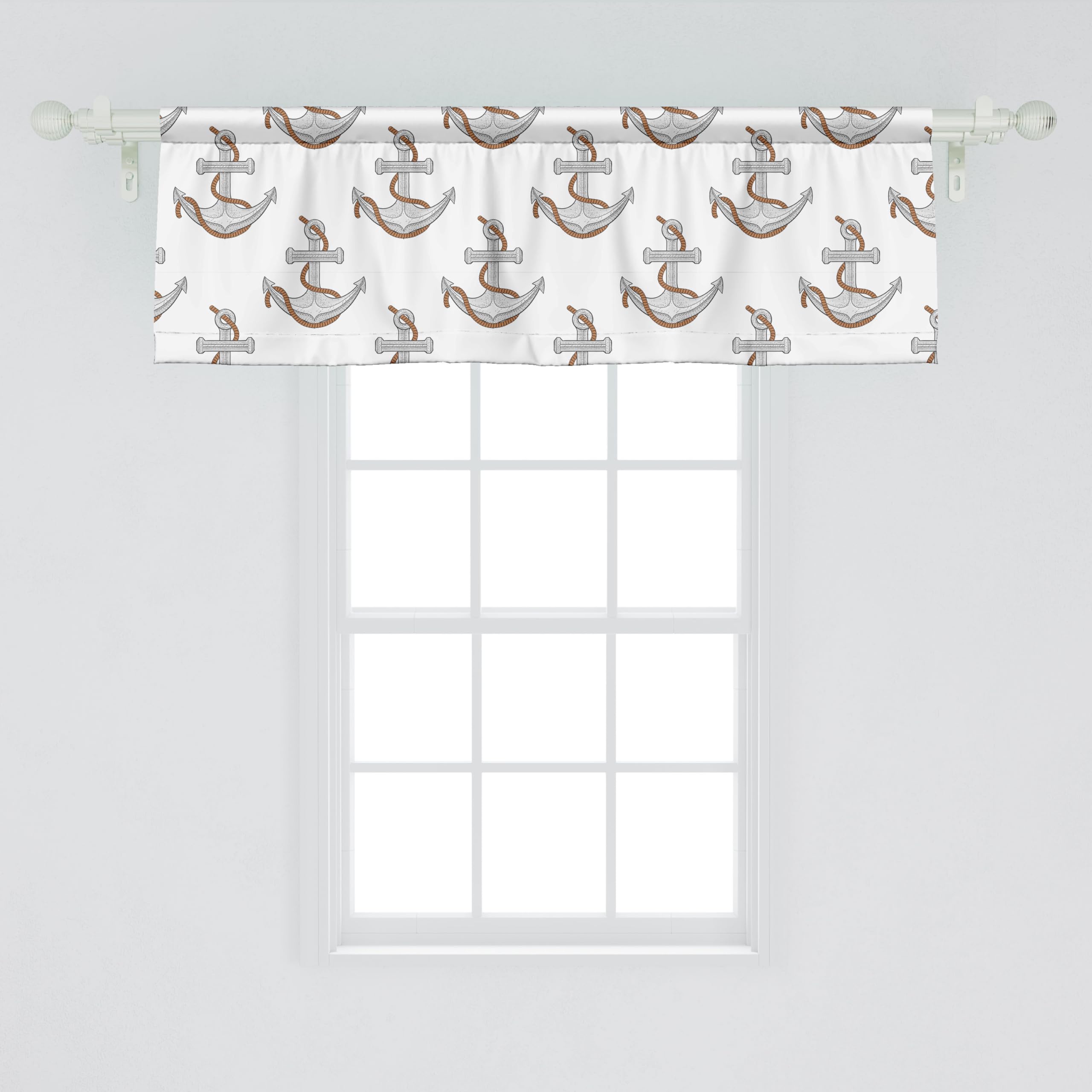 Ambesonne Vintage Nautical Tattoo Window