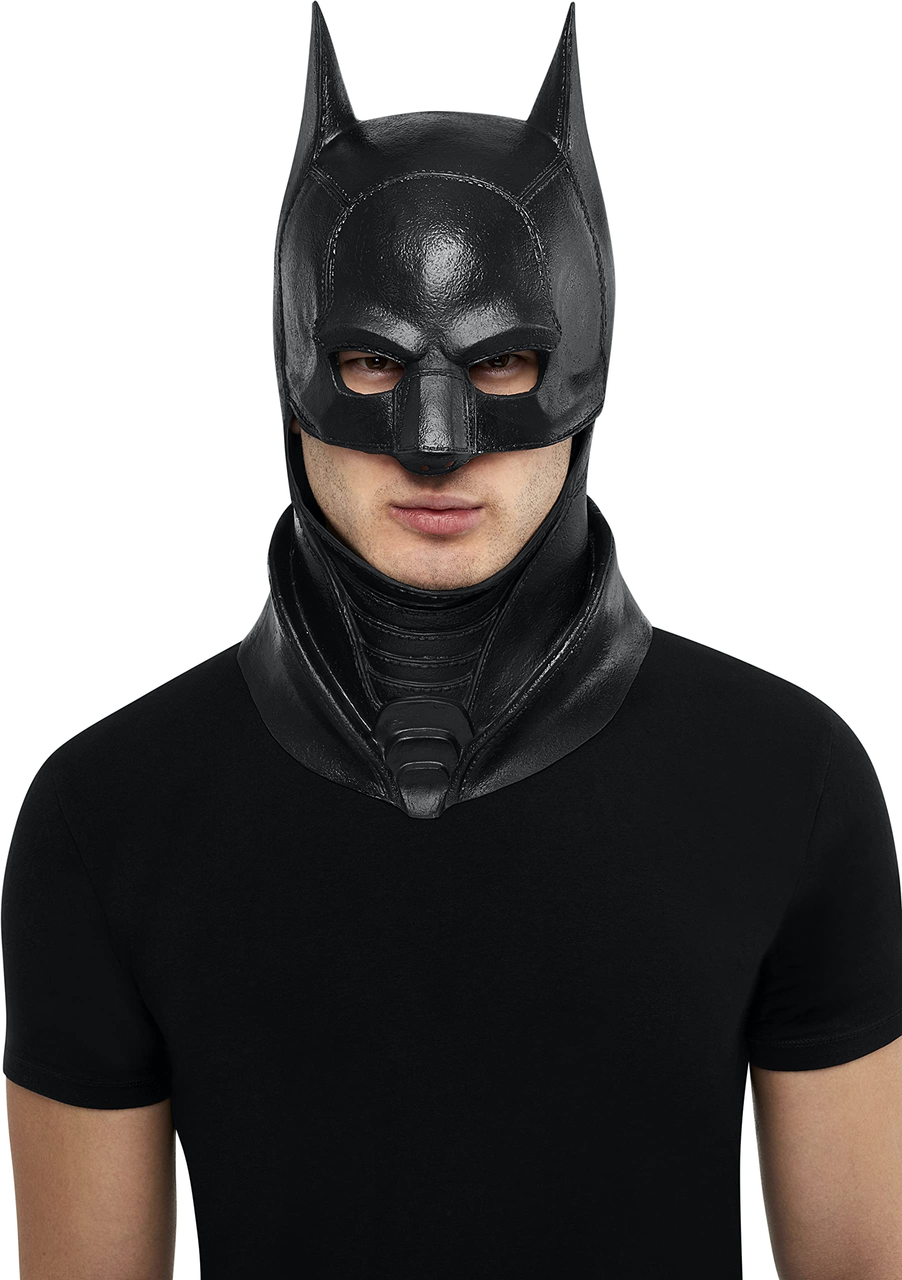 Photo 1 of Rubie's Men's DC Batman Movie Deluxe Overhead Latex Mask, As Shown, One Size